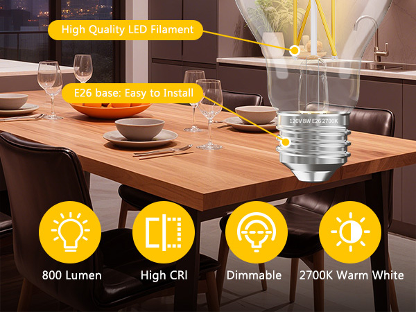 standard light bulbs