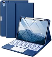 Harvopu Compatible with iPad Air 11 Inch &amp; Air 5th/ Air 4th Generation Case with Keyboard - Multi...