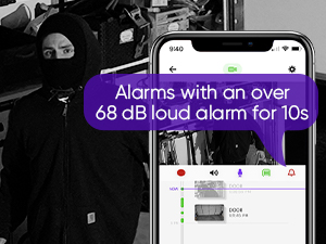 Watch over your garage from dawn to dark. A mini-siren can be set off to scare off intruders