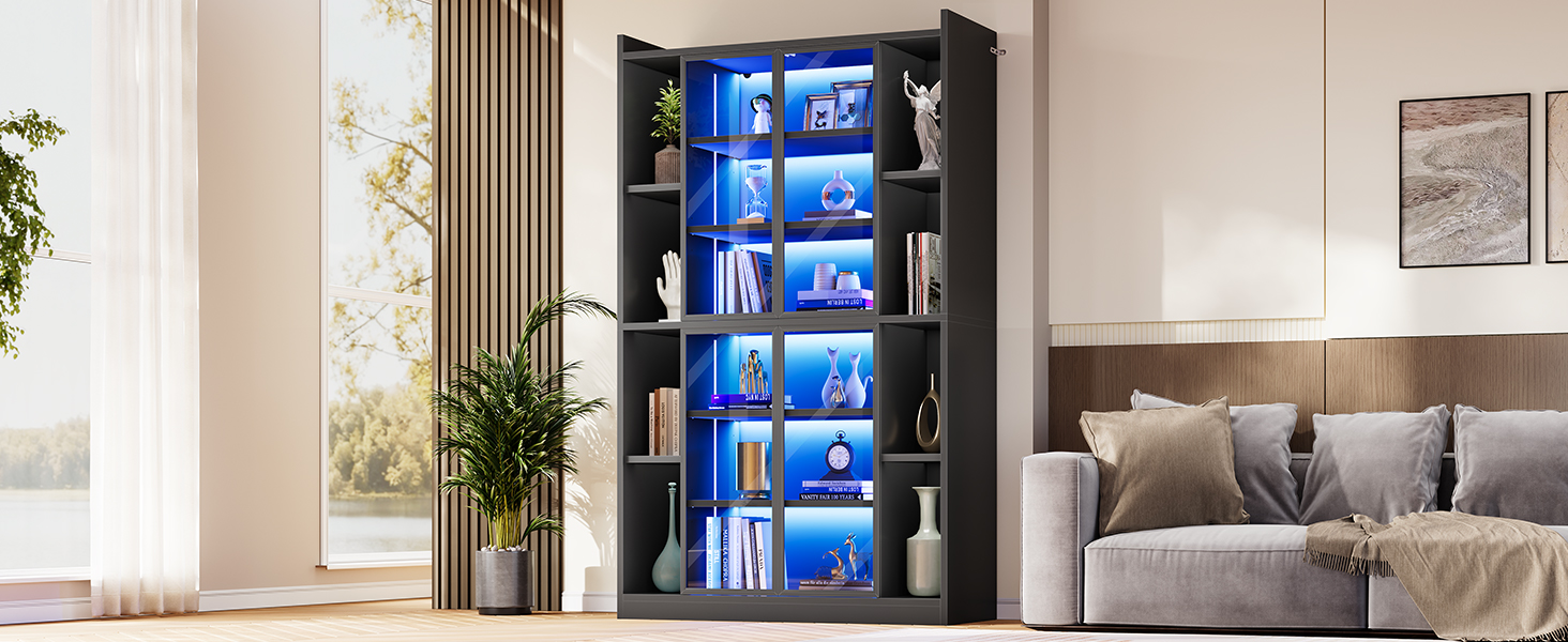 glass display cabinet