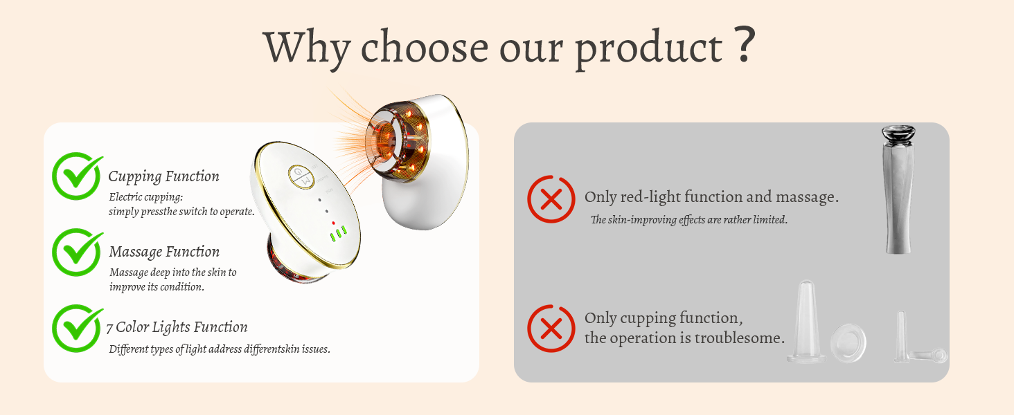 cupping kit for massage therapy face massager tool face sculpting tool lymphatic drainage tool