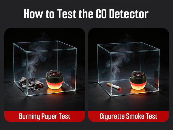 how to test CO