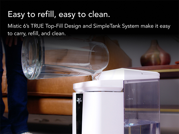 easy to fill humidifier