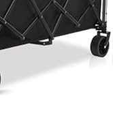 Favoyard Collapsible Wagon Carts Foldable 220L &amp; 360LBS Portable Folding Wagons with All-Terrain ...
