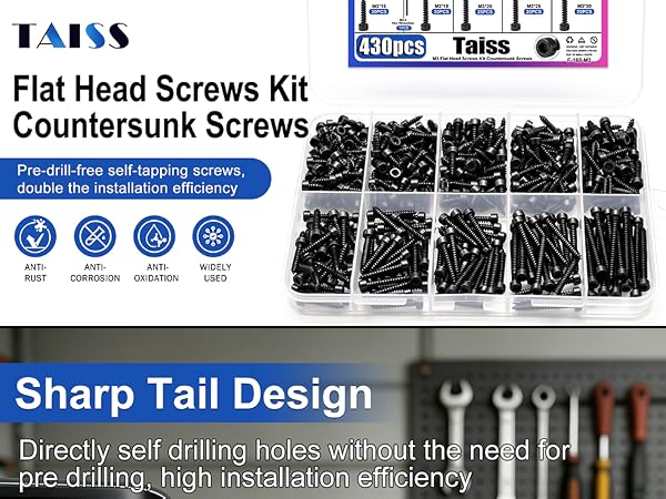 Flat Head Screws