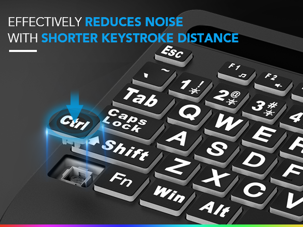 backlit keyboard Office Settings Home Use Gaming Areas