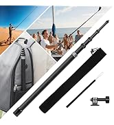 BRDRC 3m Selfie Stick for Insta360 X5 X4, 118 Inch Carbon Fiber Invisible Ultra Long Extension Po...