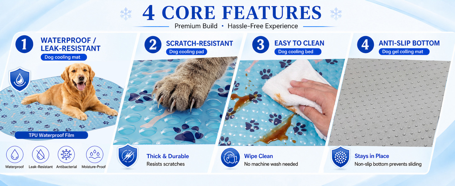 dog gel cooling mat for small dog