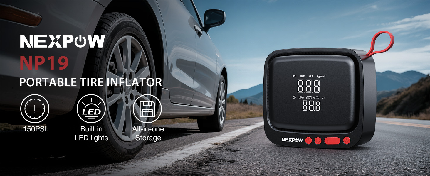 Tire Inflator Portable Air Compressor