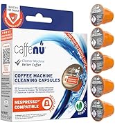 Nespresso Compatible Cleaning Pods. 5 Nespresso Cleaner Capsules. Improved Coffee Flavour. For Ne...