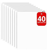 Card Stock Paper 8.5 * 11 Inch White Paper 40 Count