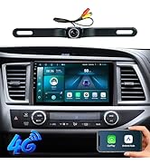Car Stereo Radio for Toyota Highlander 2015-2019,10 Inch Android 13 Head Unit with Apple CarPlay,...