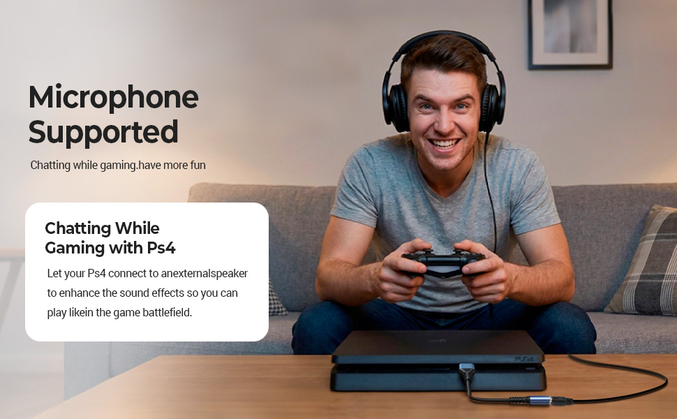 USB to 3.5mm Jack Audio Adapter