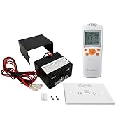 Durablow TS1003 Gas Fireplace Thermostat + Timer Remote Control Kit for Modulating Variable Flame...