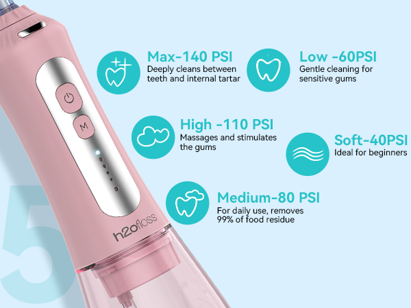 h2ofloss electric toothbrush and water flosser combo