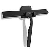 Anjinwiper Household Squeegee for Shower Glass Doors, All-Purpose Squeegee with Adhesive Hook, Ba...