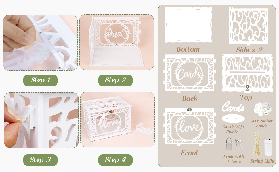 wedding card box