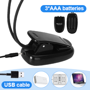 music stand light AAA battery