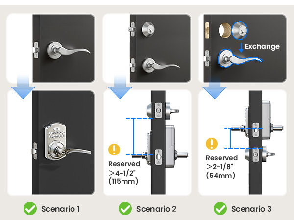 electronic keypad door lock