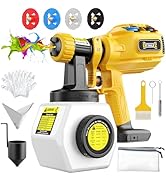 DIYtoolifz Cordless Paint Sprayer Compatible with Dewalt 20V Battery, 1200ML Electric Spray Paint...