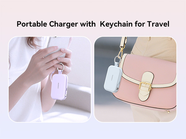 portable charger keychain 5000mah power bank