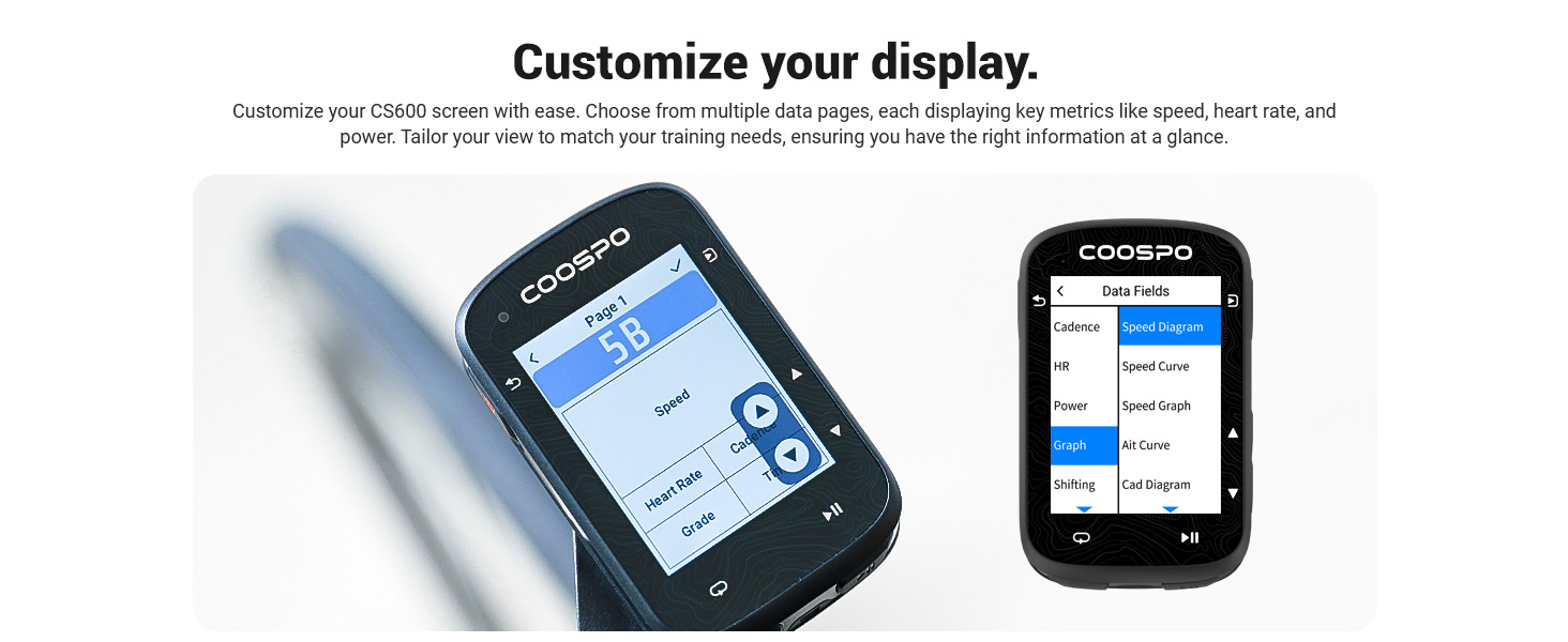 Bike Computer ANT+ Bike Computer Bike Navigation Cycle Computer GPS Waterproof Bike Computer