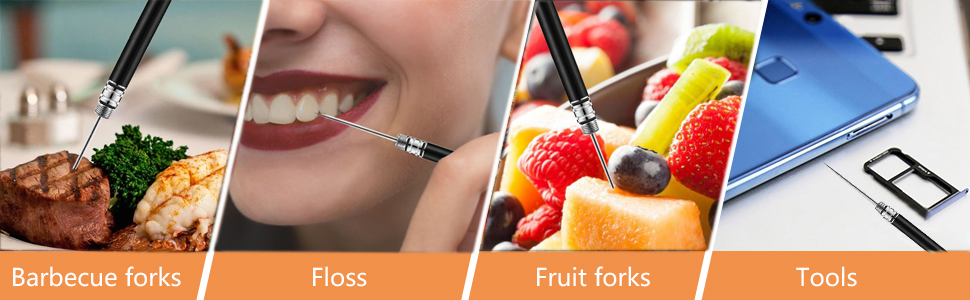 Mini Reusable Metal Toothpicks 