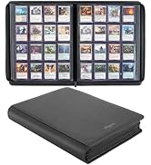 Migitec 16-Pocket Binder for 1280 Trading Cards, Ringless Album with 40 Double Sided and Side-Loa...