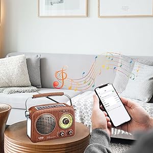 am fm radio with bluetooth