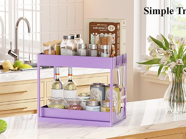 Simple Trending Under Sink Organizer 2 Pack