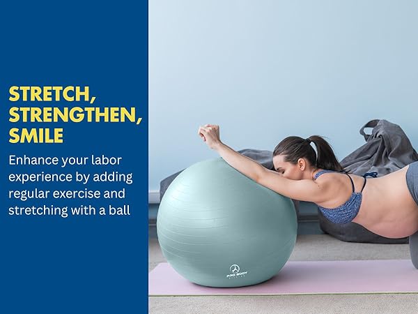 labor exercise ball pregnancy workout balls for exercise labor prep 65 cm exercise ball