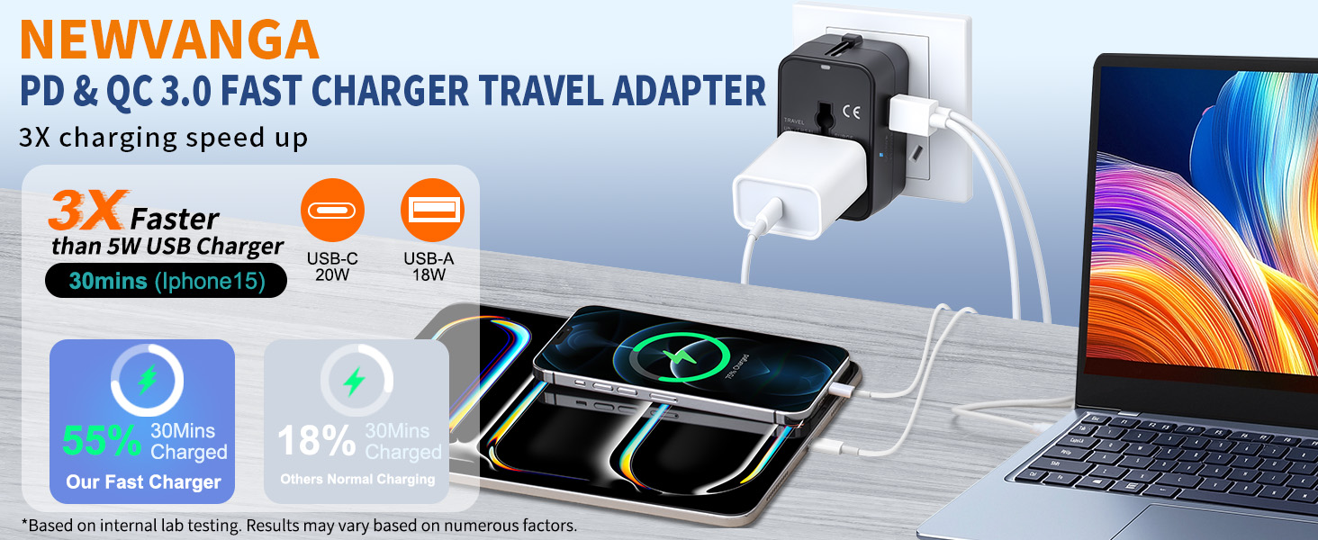 universal travel adapter international plug adapter worldwide wall charger power adapter converter