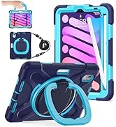 BATYUE Case for iPad mini 7 (A17 Pro) 2024/ iPad mini 6 (A15 Bionic) 2021 8.3 inch, Shockproof Ca...