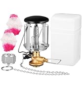 Mini Gas Lantern for Camping Portable Propane Lamp with Built-in Ignition, Butane Lamp w...