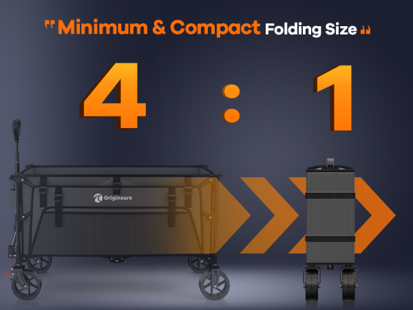small size easy to fold up and place in the car