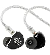 Linsoul Kiwi Ears Belle 10mm DLC Dynamic Driver in-Ear Monitor, HiFi Wired Earbuds with Dual Silv...