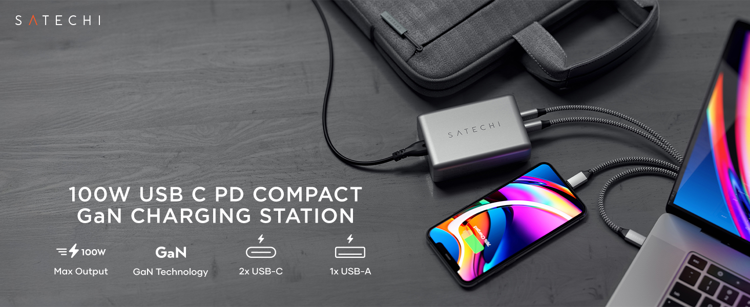 100W USB C PD Compact GaN Charger