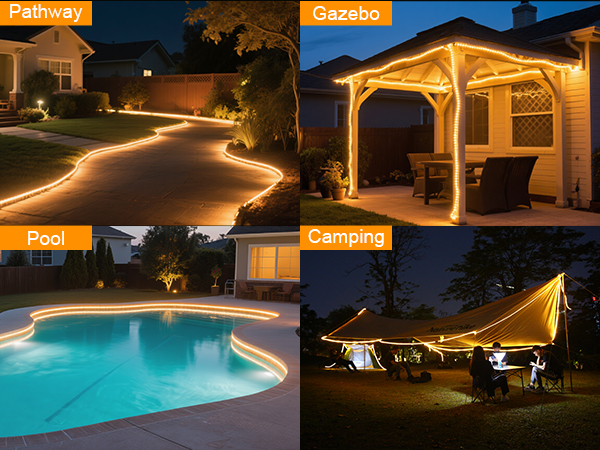 outdoor led strip lights waterproof