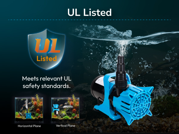 submersible pump for outdoor ponds 