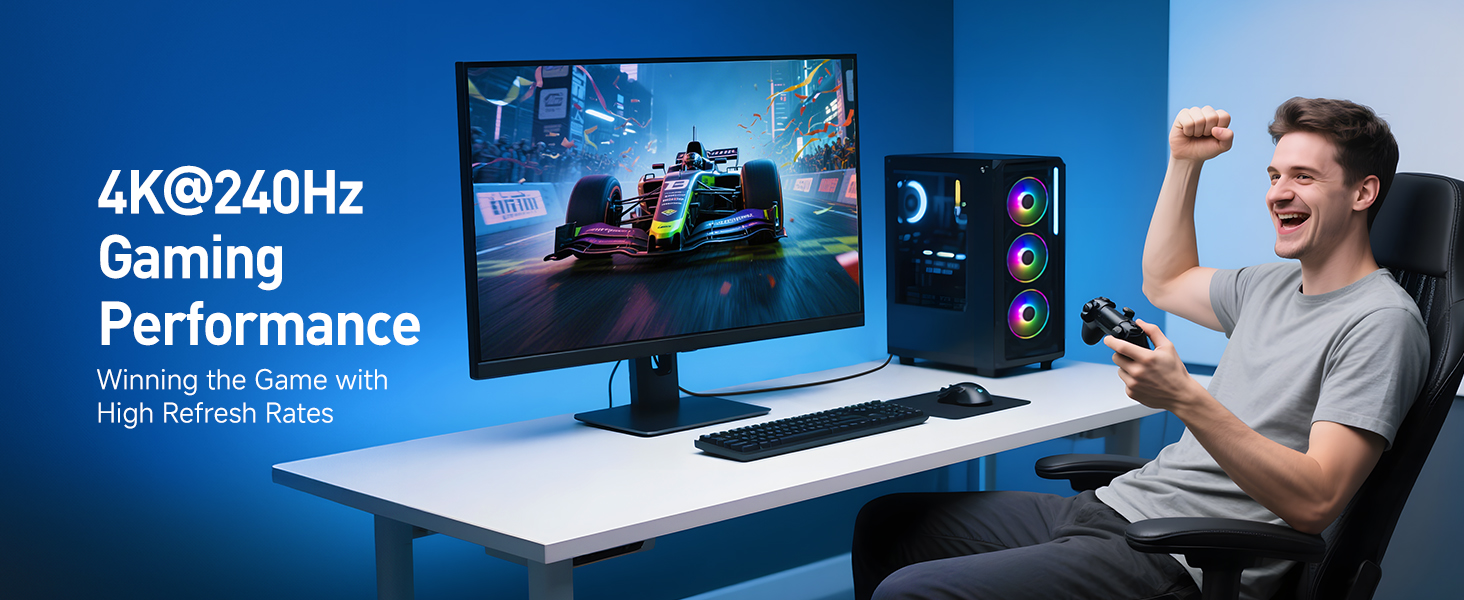 Cable Matters VESA Certified DisplayPort 2.1 Cable