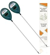 2 x Long Probe for Deep Use Soil Moisture Meter, Soil Moisture Meter, Hygrometer for Garden &amp; Agr...