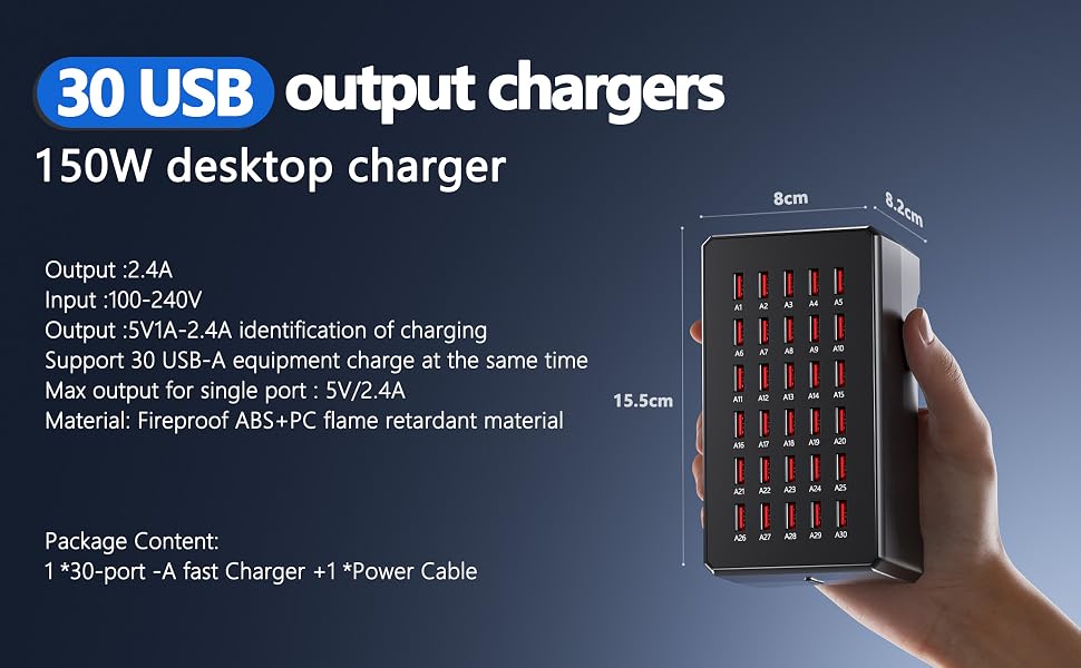 usb a charging station
