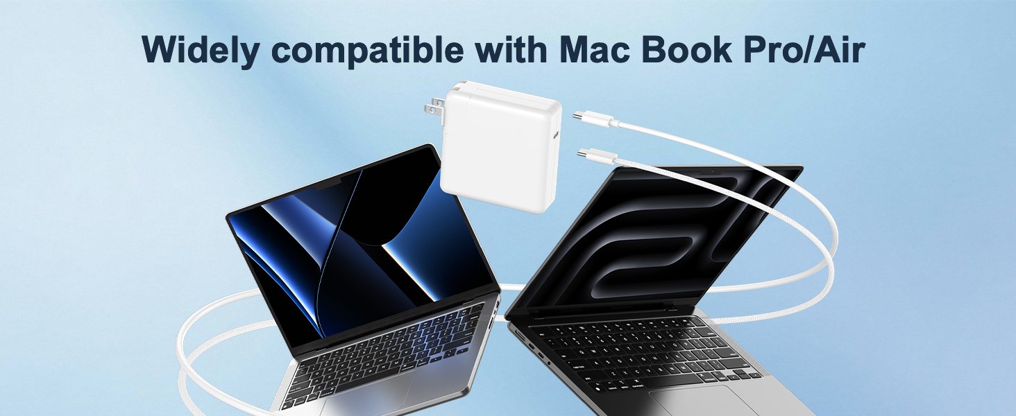 140W Charger for MacBook Pro 14 16 inch MacBook Air 13 15 inch M4 M3 M2 M1, Magnetic 3 Cable