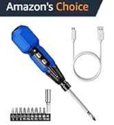 AMIR Power Screwdriver Cordless Rechargeable, Electric Screwdriver Sets, Portable Automatic Home ...