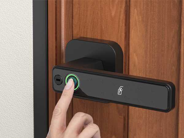 finger print door knobs