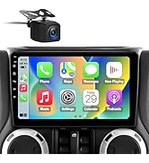 Car Radio Stereo for Jeep Wrangler JK 2007-2018 Compass Grand Cherokee Dodge Ram 2009-2012 with W...