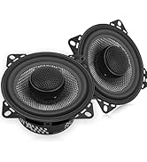 WDiYA Upgrade 4-Inch Car Coaxial Speakers – 2-Way Full Range Stereo, 300W Peak Power, Carbon Fibe...