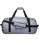 Buffalo Gear Waterproof Duffle Bag 40L 60L 80L Roll-top Dry Bag Heavy Duty Waterproof Duffel Trav...