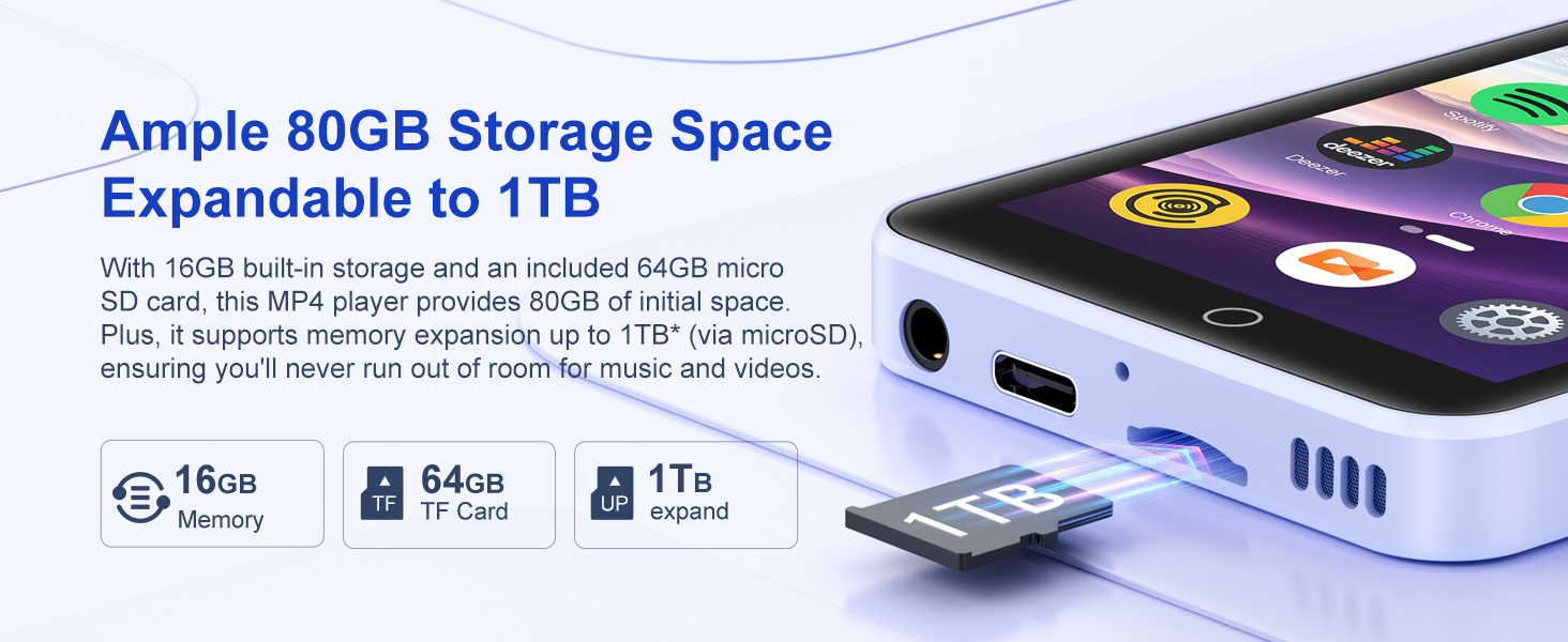 mp3 player with bluetooth and wifi