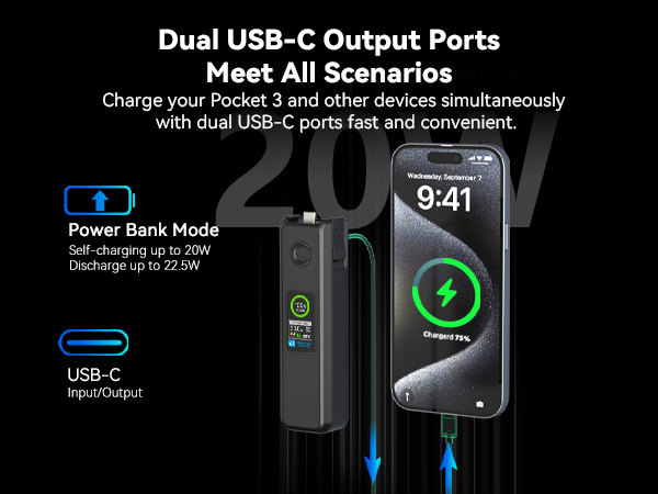 dji pocket 3 battery handle